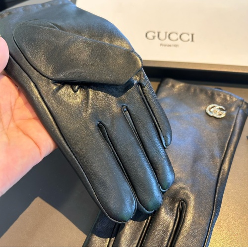 Replica Gucci Gloves For Women #1261198 $42.00 USD for Wholesale