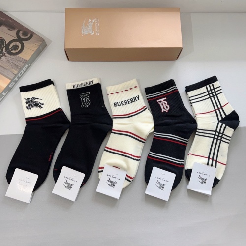 Burberry Socks #1261215 $27.00 USD, Wholesale Replica Burberry Socks