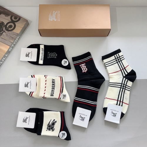 Replica Burberry Socks #1261215 $27.00 USD for Wholesale