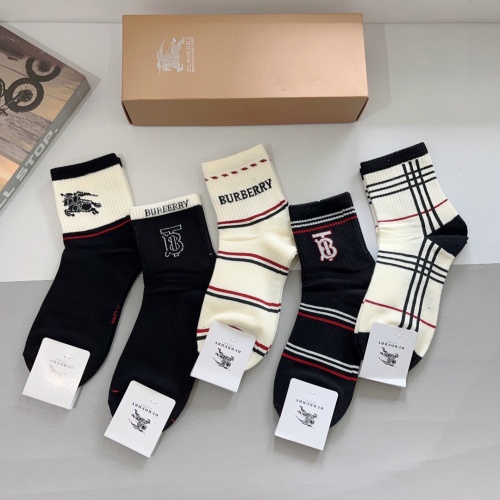 Replica Burberry Socks #1261215 $27.00 USD for Wholesale