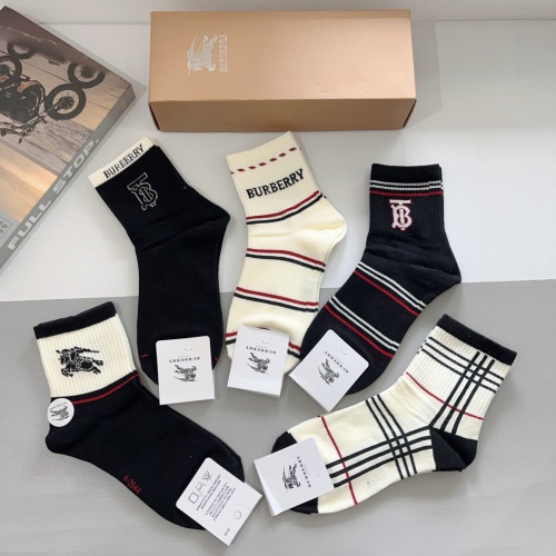 Replica Burberry Socks #1261215 $27.00 USD for Wholesale