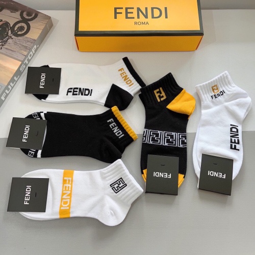 Replica Fendi Socks #1261216 $27.00 USD for Wholesale