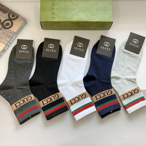 Replica Gucci Socks For Men #1261222 $29.00 USD for Wholesale