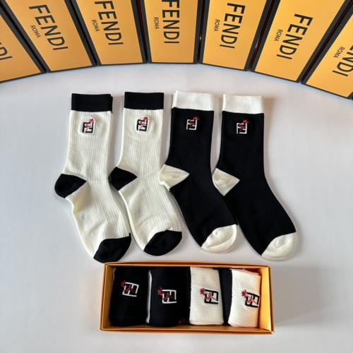 Fendi Socks #1261230 $29.00 USD, Wholesale Replica Fendi Socks