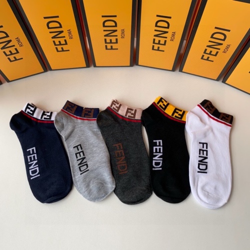 Fendi Socks #1261238 $27.00 USD, Wholesale Replica Fendi Socks