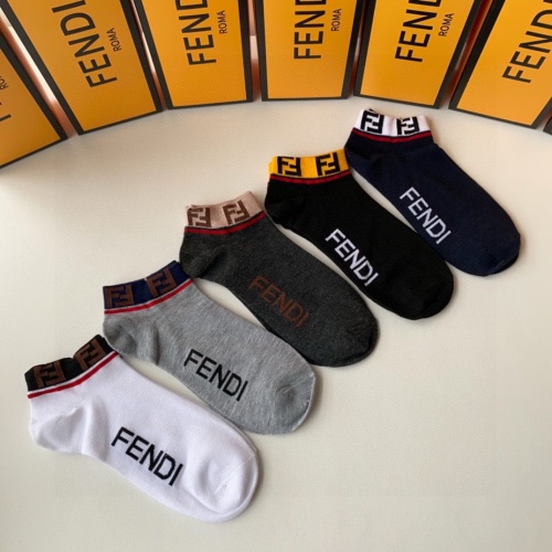 Replica Fendi Socks #1261238 $27.00 USD for Wholesale