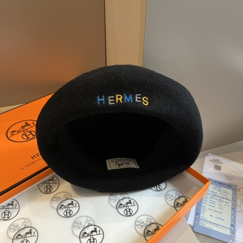 Replica Hermes Caps #1261255 $40.00 USD for Wholesale