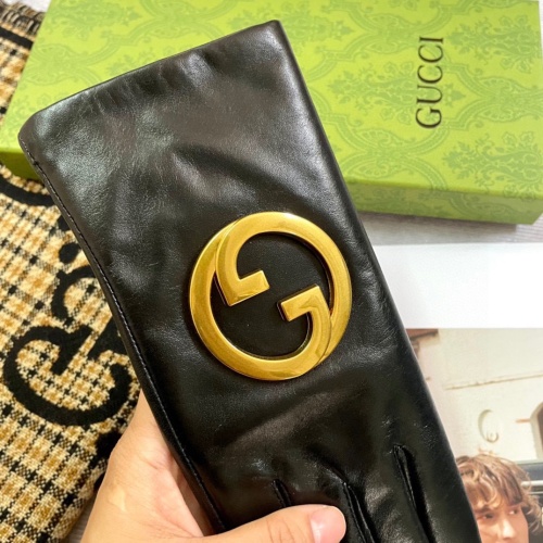 Replica Gucci Gloves For Women #1261284 $56.00 USD for Wholesale