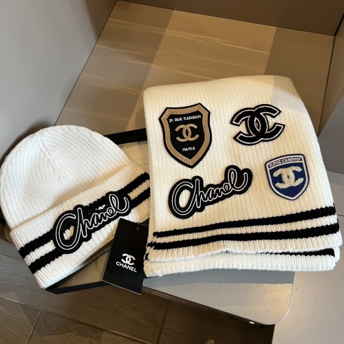 Chanel Hat and Scarf Set #1261285 $60.00 USD, Wholesale Replica Chanel Hat and Scarf and Glove Set