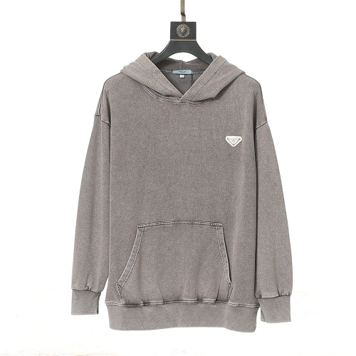 Prada Hoodies Long Sleeved For Unisex #1261292 $52.00 USD, Wholesale Replica Prada Hoodies