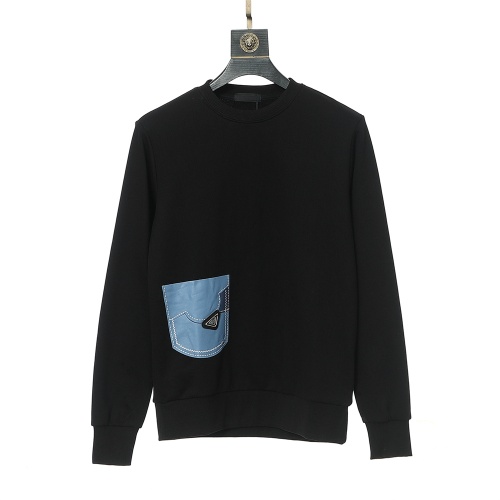 Prada Hoodies Long Sleeved For Unisex #1261308 $42.00 USD, Wholesale Replica Prada Hoodies