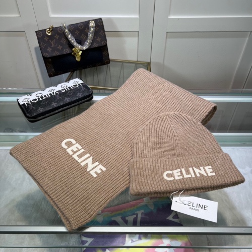 Celine Hat and Scarf Set #1261311 $48.00 USD, Wholesale Replica Celine Hat and Scarf and Glove Set