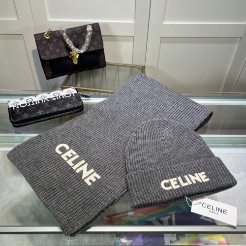 Celine Hat and Scarf Set #1261312 $48.00 USD, Wholesale Replica Celine Hat and Scarf and Glove Set