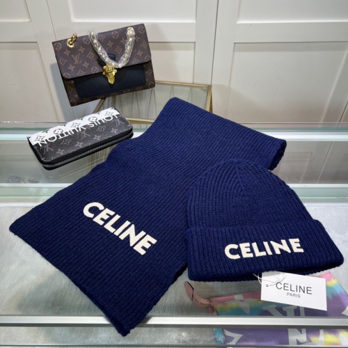 Celine Hat and Scarf Set #1261315 $48.00 USD, Wholesale Replica Celine Hat and Scarf and Glove Set