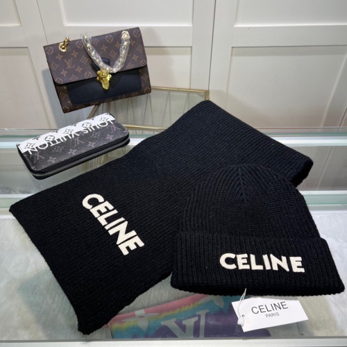 Celine Hat and Scarf Set #1261316 $48.00 USD, Wholesale Replica Celine Hat and Scarf and Glove Set