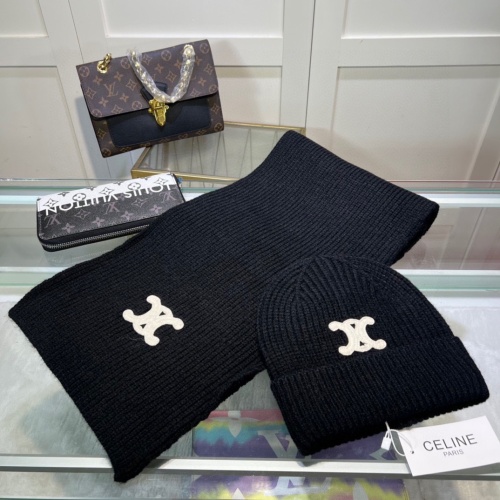 Celine Hat and Scarf Set #1261322 $48.00 USD, Wholesale Replica Celine Hat and Scarf and Glove Set