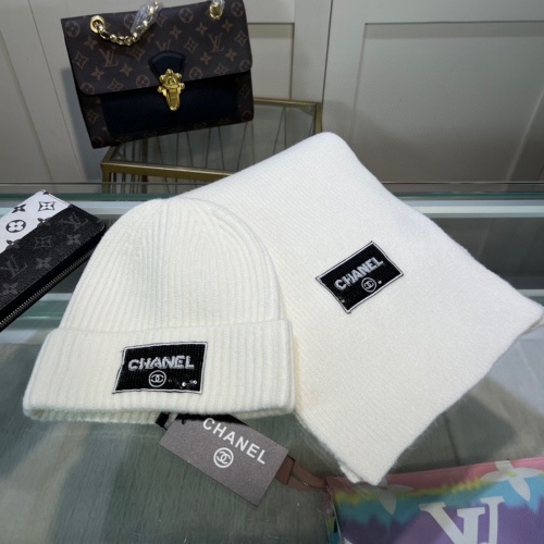 Chanel Hat and Scarf Set #1261323 $45.00 USD, Wholesale Replica Chanel Hat and Scarf and Glove Set