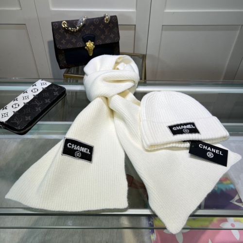 Replica Chanel Hat and Scarf Set #1261323 $45.00 USD for Wholesale