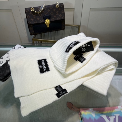 Replica Chanel Hat and Scarf Set #1261323 $45.00 USD for Wholesale