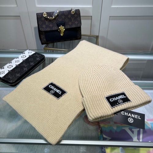 Chanel Hat and Scarf Set #1261324 $45.00 USD, Wholesale Replica Chanel Hat and Scarf and Glove Set