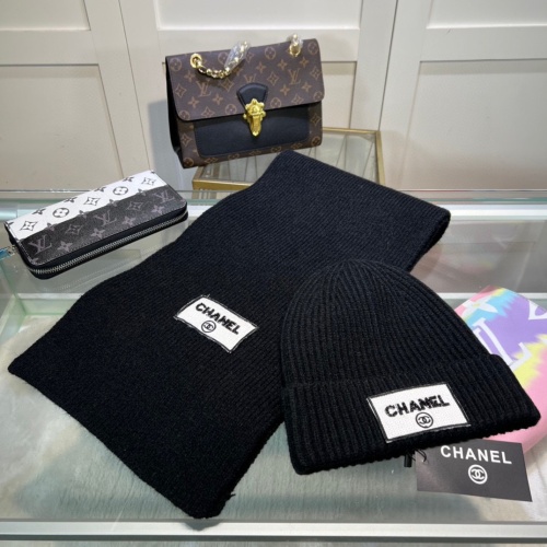 Chanel Hat and Scarf Set #1261327 $45.00 USD, Wholesale Replica Chanel Hat and Scarf and Glove Set