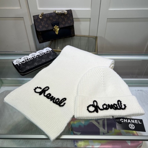 Chanel Hat and Scarf Set #1261328 $45.00 USD, Wholesale Replica Chanel Hat and Scarf and Glove Set