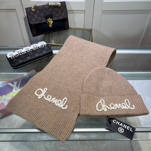 Chanel Hat and Scarf Set #1261330 $45.00 USD, Wholesale Replica Chanel Hat and Scarf and Glove Set