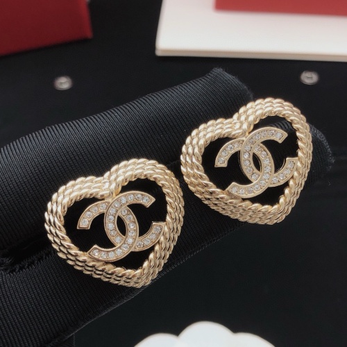 Replica Chanel Earrings For Women #1261417 $27.00 USD for Wholesale