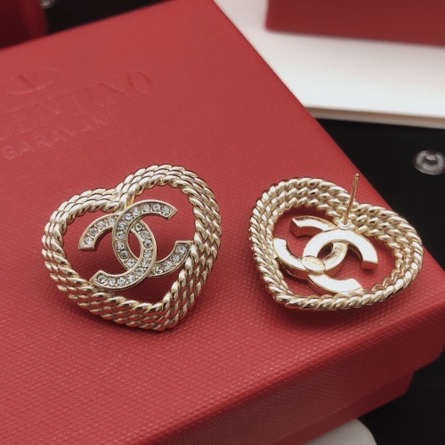 Replica Chanel Earrings For Women #1261417 $27.00 USD for Wholesale