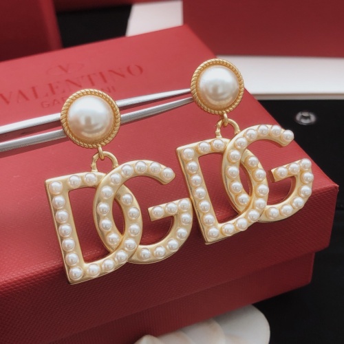 Replica Dolce & Gabbana D&G Earrings For Women #1261420 $32.00 USD for Wholesale