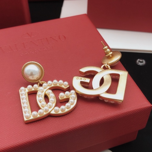 Replica Dolce & Gabbana D&G Earrings For Women #1261420 $32.00 USD for Wholesale