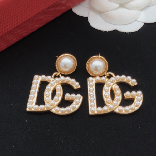 Replica Dolce & Gabbana D&G Earrings For Women #1261420 $32.00 USD for Wholesale