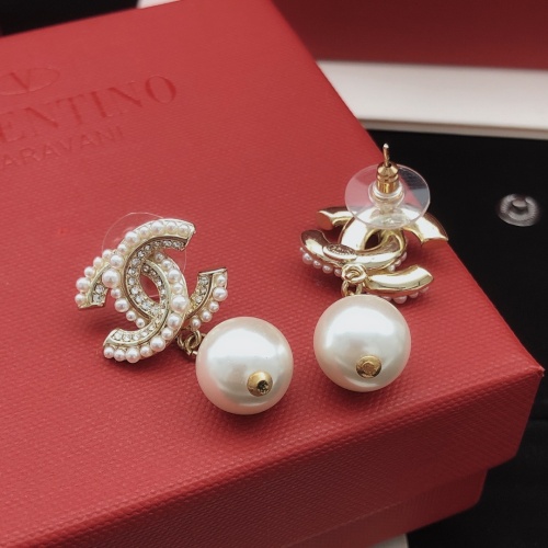 Replica Chanel Earrings For Women #1261434 $27.00 USD for Wholesale