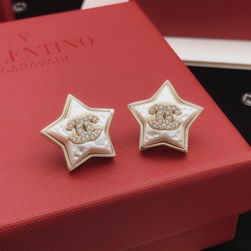 Replica Chanel Earrings For Women #1261436 $27.00 USD for Wholesale