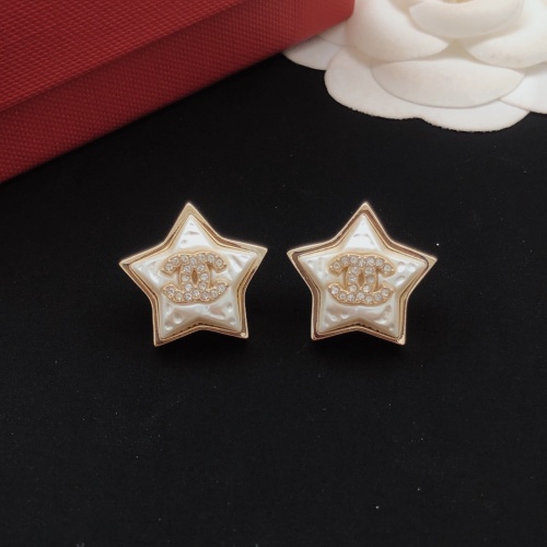 Replica Chanel Earrings For Women #1261436 $27.00 USD for Wholesale