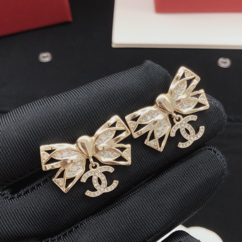 Replica Chanel Earrings For Women #1261444 $29.00 USD for Wholesale