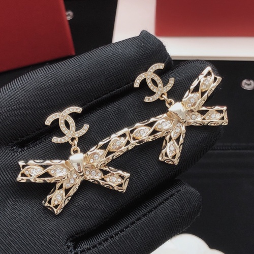 Replica Chanel Earrings For Women #1261447 $29.00 USD for Wholesale