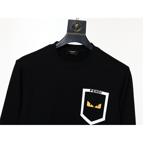 Replica Fendi Hoodies Long Sleeved For Unisex #1261452 $42.00 USD for Wholesale