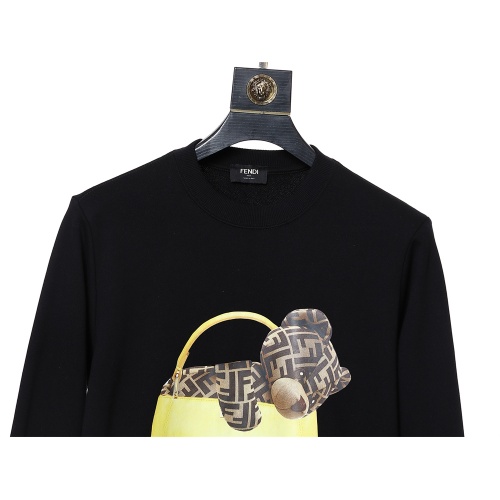 Replica Fendi Hoodies Long Sleeved For Unisex #1261454 $42.00 USD for Wholesale