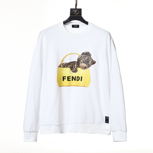 Fendi Hoodies Long Sleeved For Unisex #1261455 $42.00 USD, Wholesale Replica Fendi Hoodies