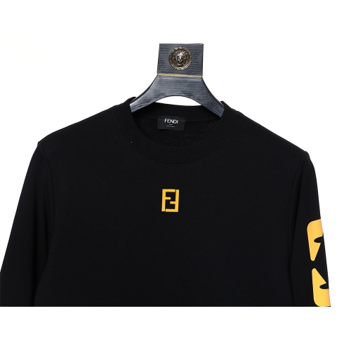 Replica Fendi Hoodies Long Sleeved For Unisex #1261456 $42.00 USD for Wholesale