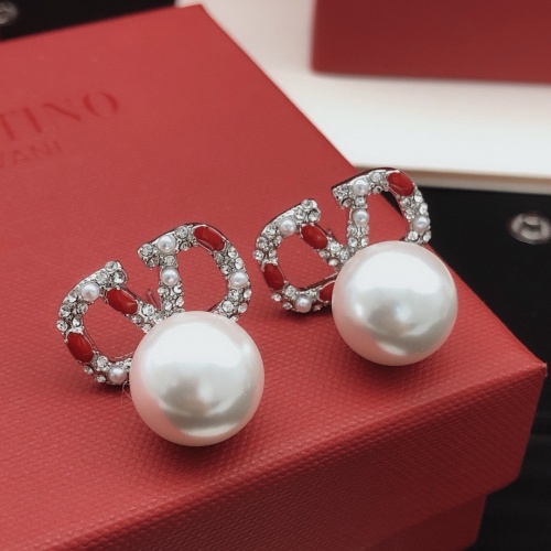 Replica Valentino Earrings For Women #1261494 $32.00 USD for Wholesale