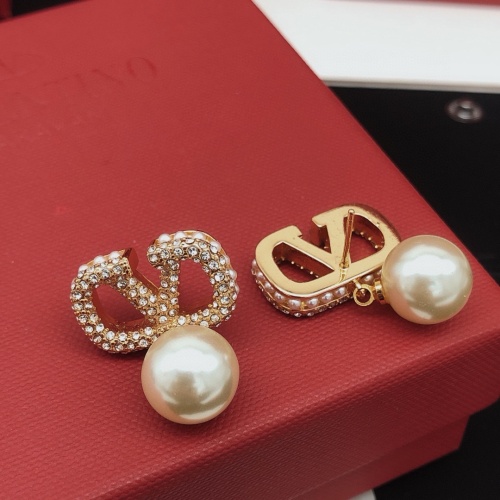 Replica Valentino Earrings For Women #1261495 $32.00 USD for Wholesale