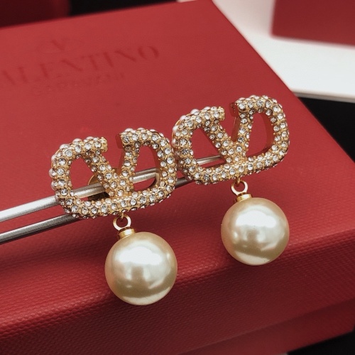 Replica Valentino Earrings For Women #1261495 $32.00 USD for Wholesale