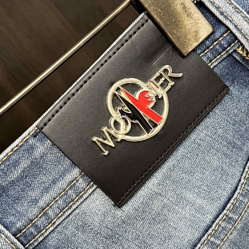 Replica Moncler Jeans For Men #1261507 $88.00 USD for Wholesale