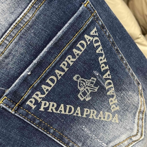 Replica Prada Jeans For Men #1261509 $88.00 USD for Wholesale