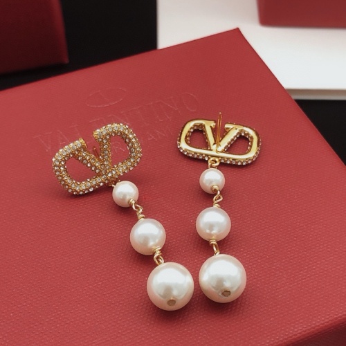 Replica Valentino Earrings For Women #1261512 $34.00 USD for Wholesale