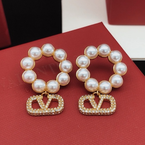 Replica Valentino Earrings For Women #1261514 $36.00 USD for Wholesale