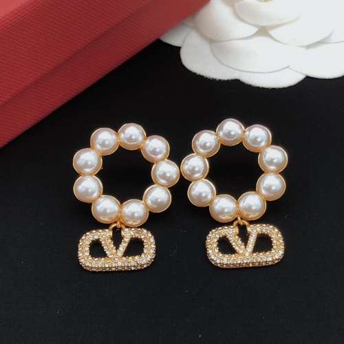 Replica Valentino Earrings For Women #1261514 $36.00 USD for Wholesale