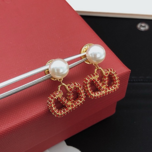 Replica Valentino Earrings For Women #1261598 $29.00 USD for Wholesale